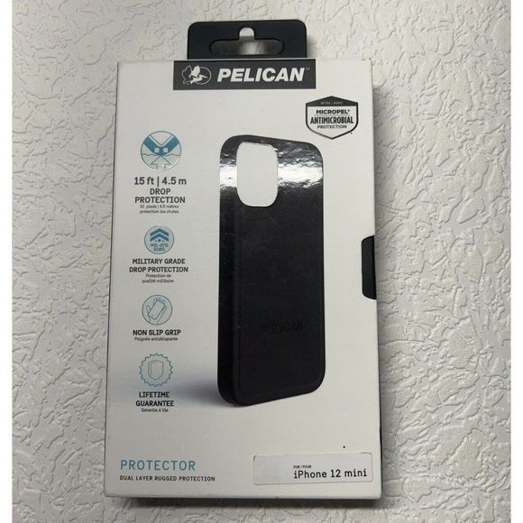 Pelican Apple iPhone 12 Mini Protector Case- Black - Picture 1 of 3